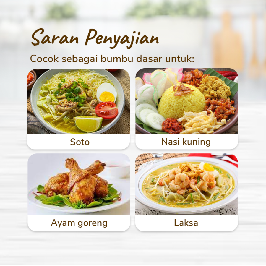 Bumbu Sendok Kuning Bumbu Dasar 100gram