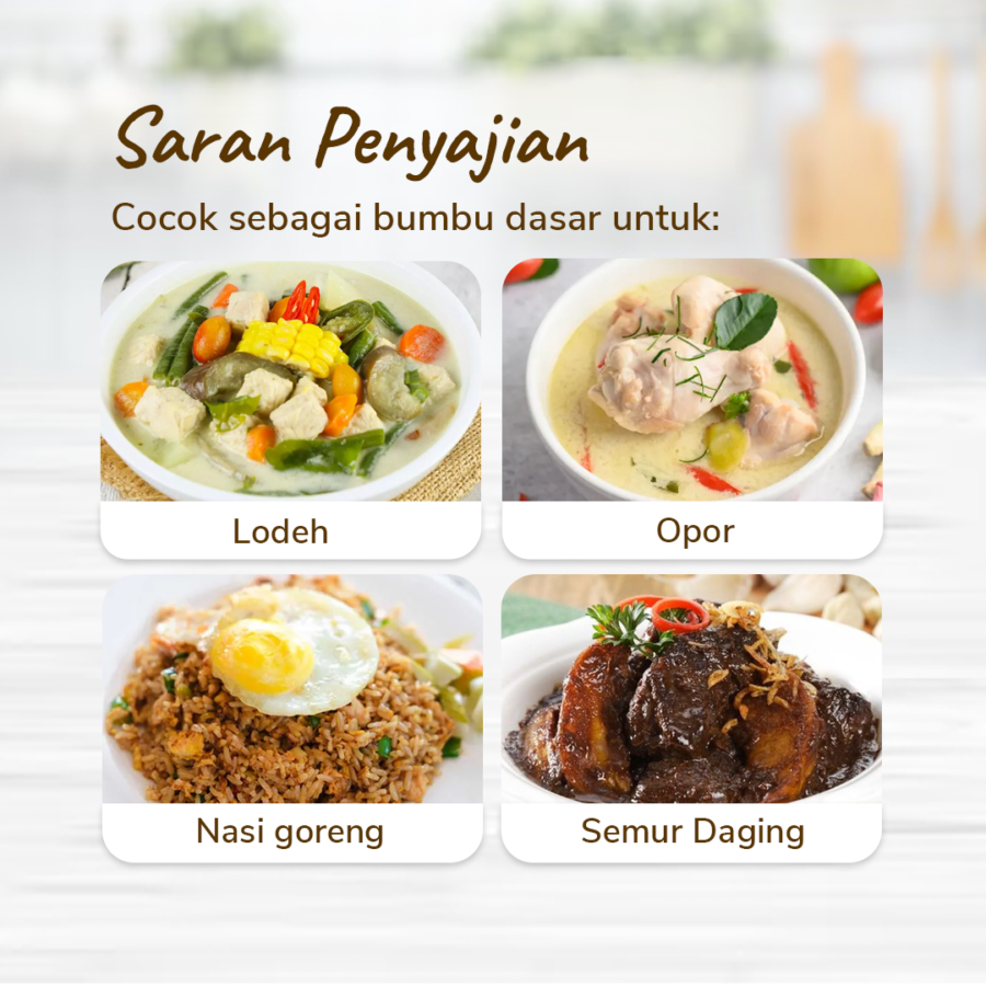 Bumbu Sendok Putih Bumbu Dasar 100gram