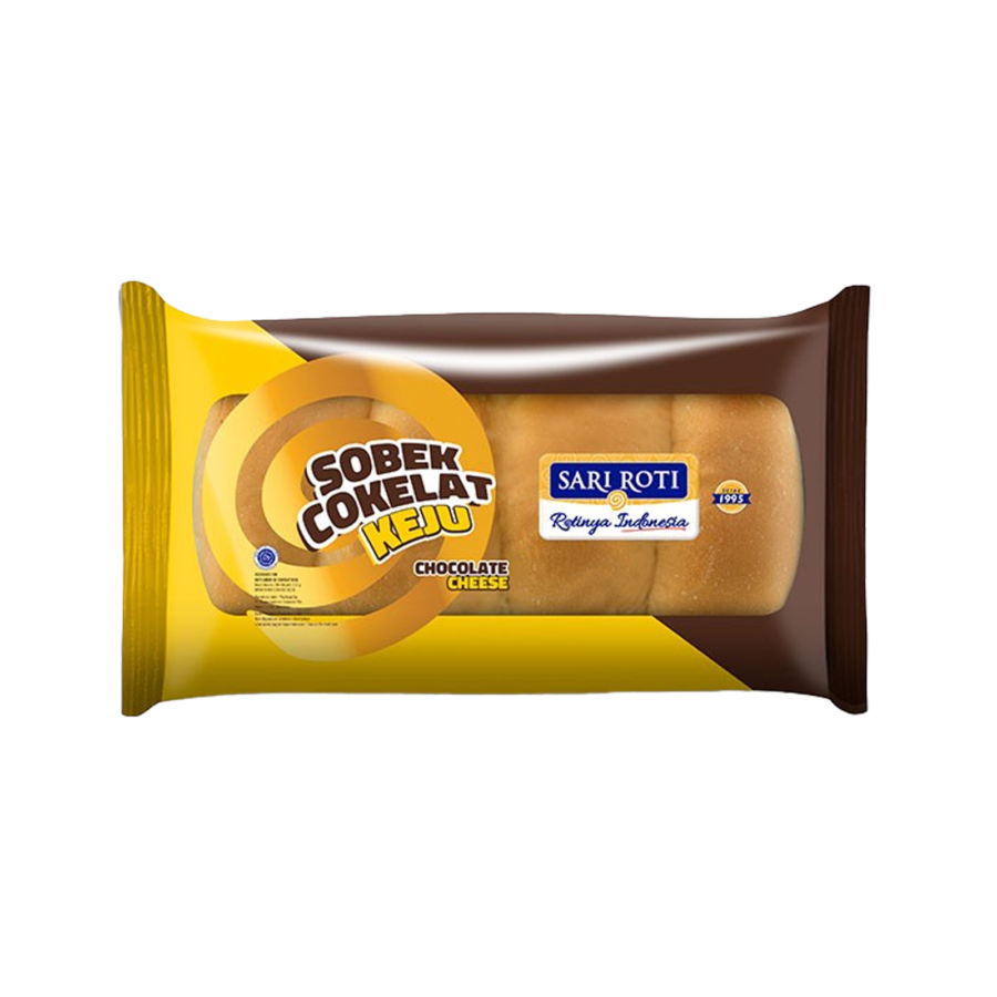Sari Roti Sobek Coklat Keju 214gram