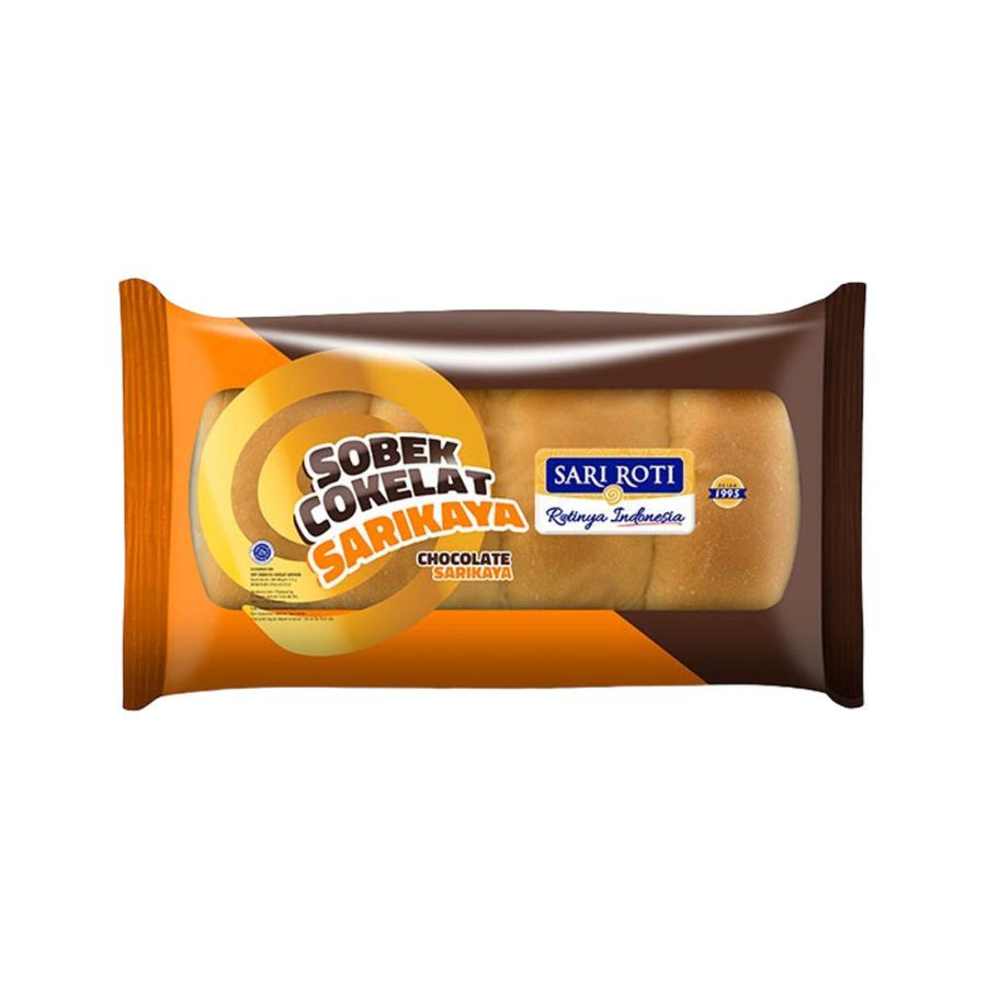Sari Roti Sobek Coklat Srikaya 214gram