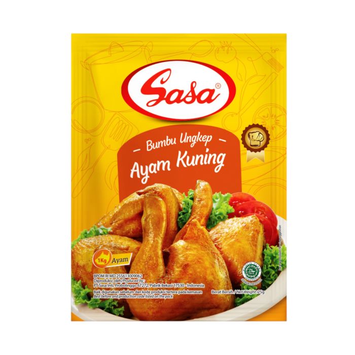 Sasa Bumbu Ungkep Ayam Kuning