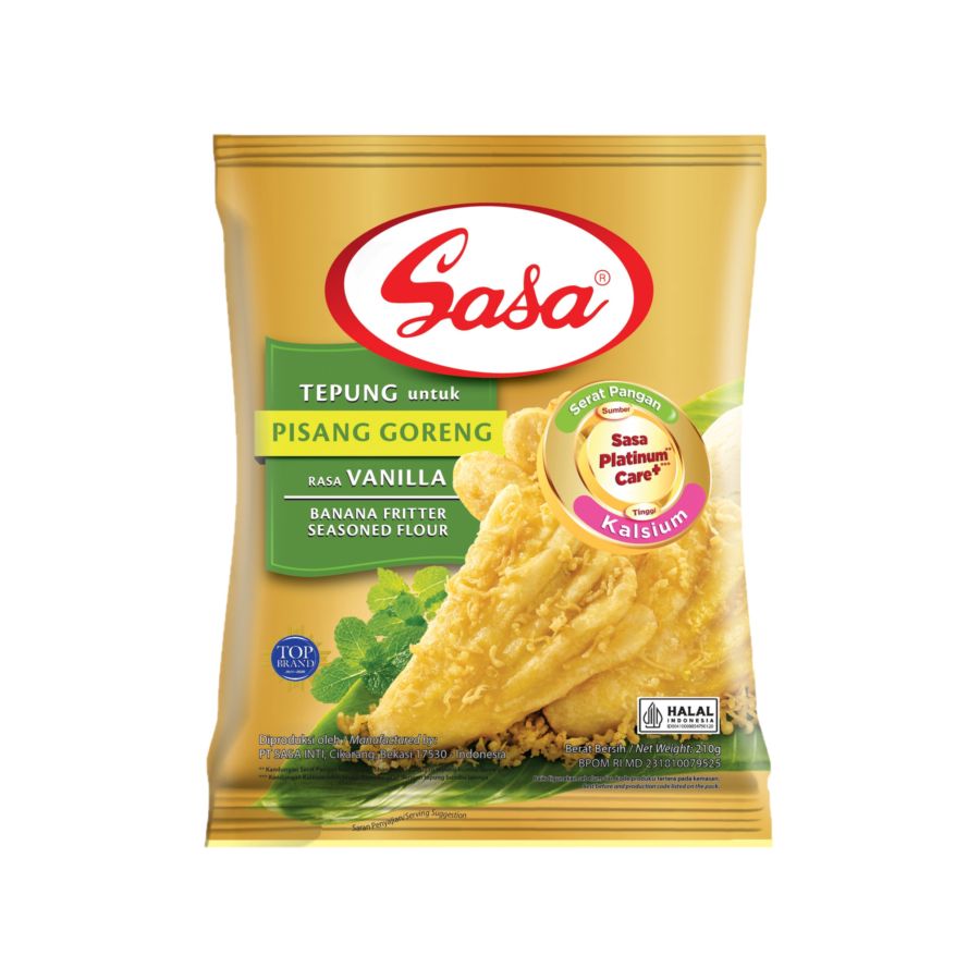 Sasa Tepung Pisang Goreng Bervitamin & Bermineral 210gram