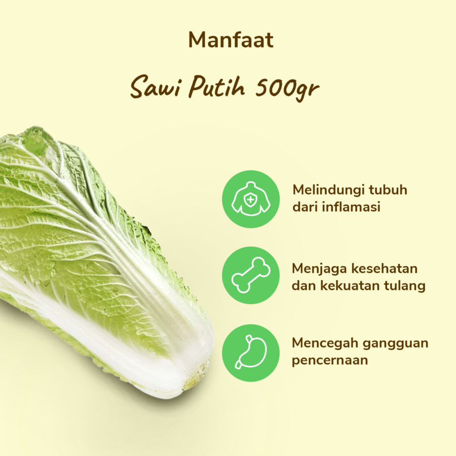 Sawi Putih Astro Farm 500gram