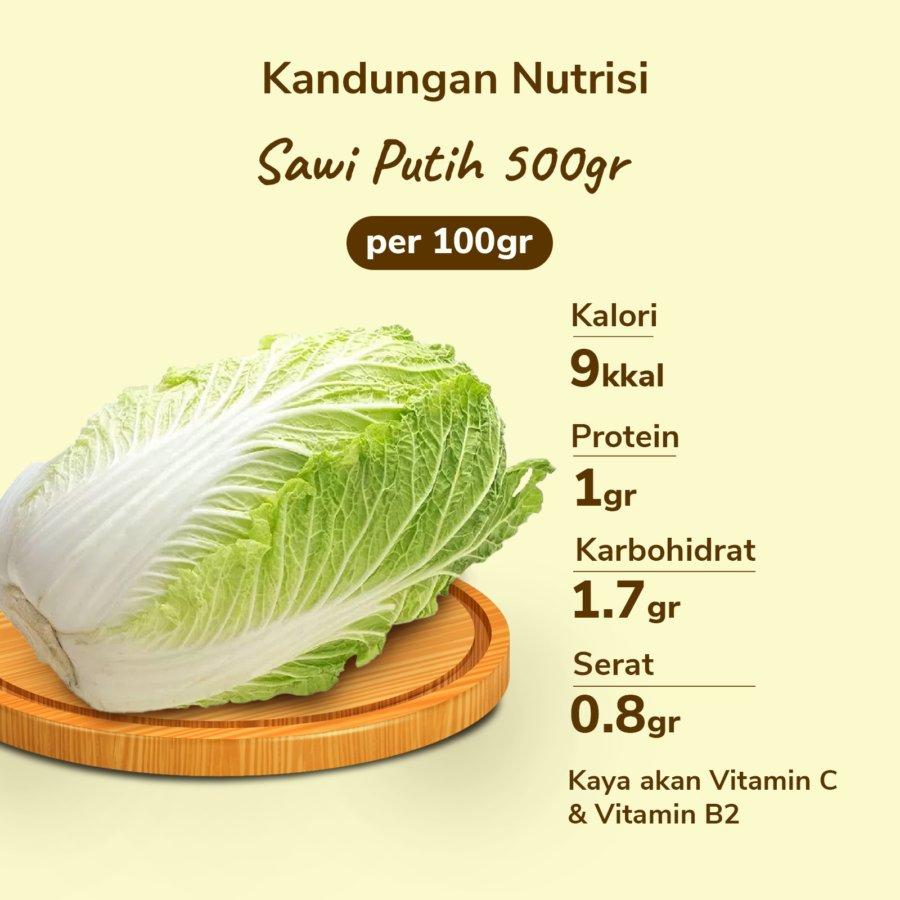 Sawi Putih Astro Farm 500gram