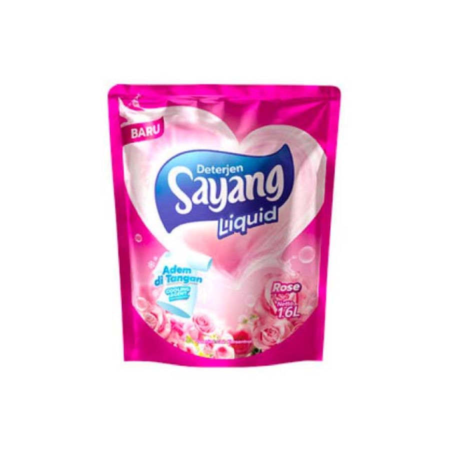 [INVALID] Sayang Liquid Detergent Rose Pouch 1.6L/Deterjen Cair