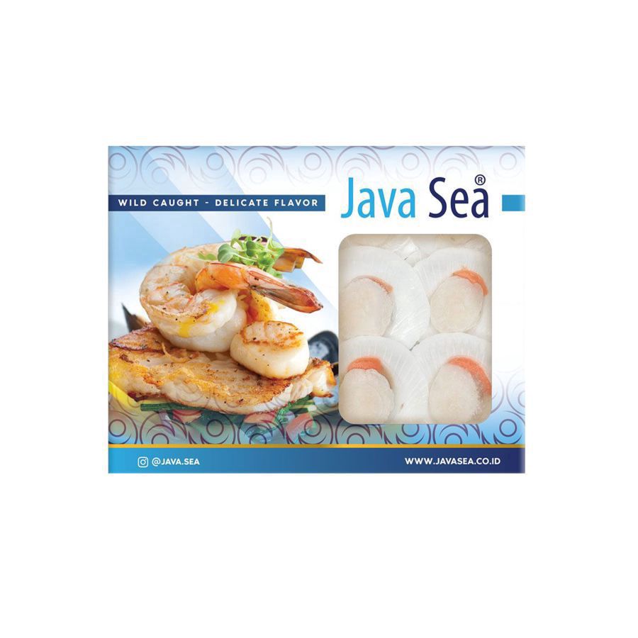 Scallop Telur Java Sea x Astro Goods/Kerang Simping/Kampak 300gram