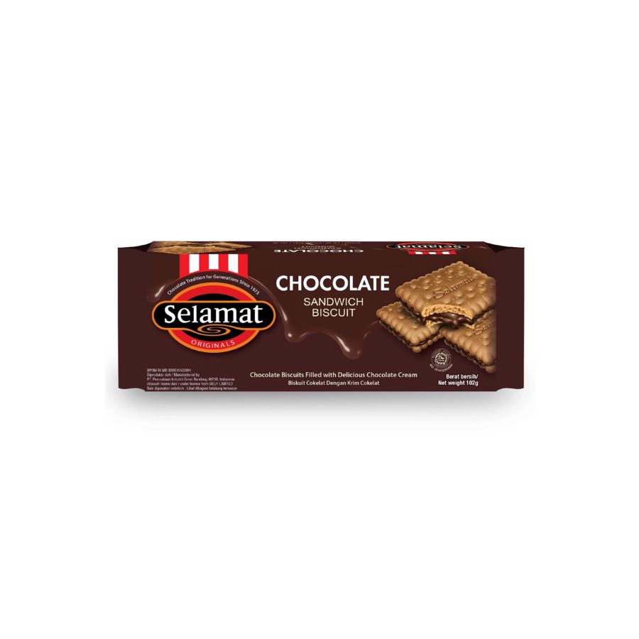 Selamat Chocolate/Biscuit 102gram