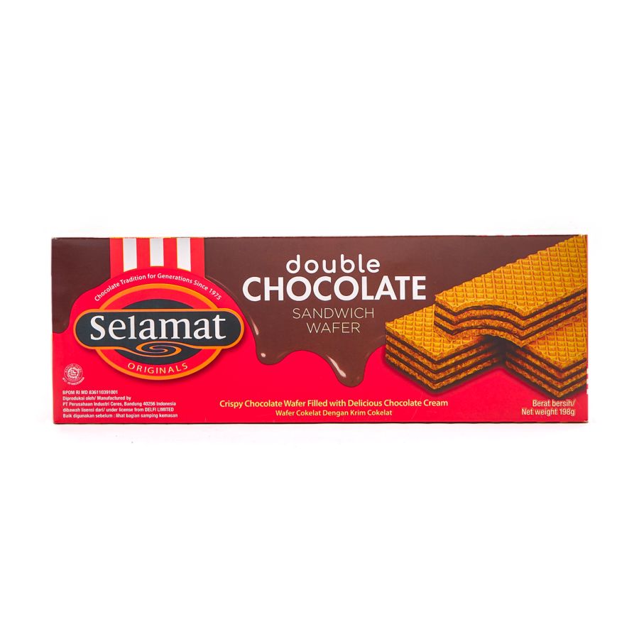 Selamat Wafer Double Chocolate 145gram