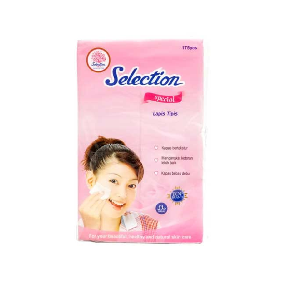 Selection Kapas Spesial Tipis 175pcs 1pack 1pack