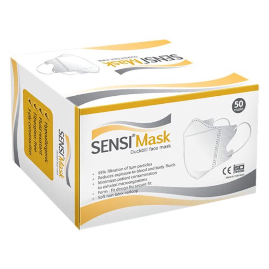 Sensi 3 Ply Masker Duckbill 1packs