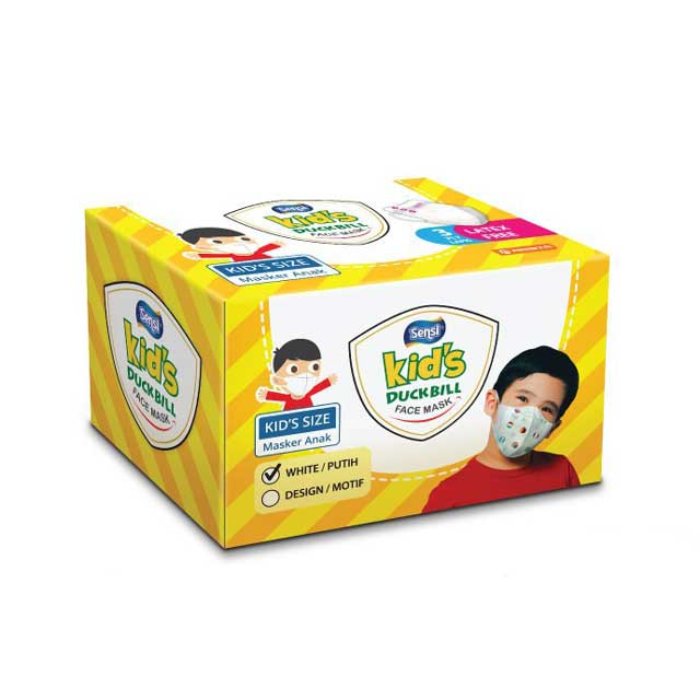 Sensi Kids Duckbill Mask White
