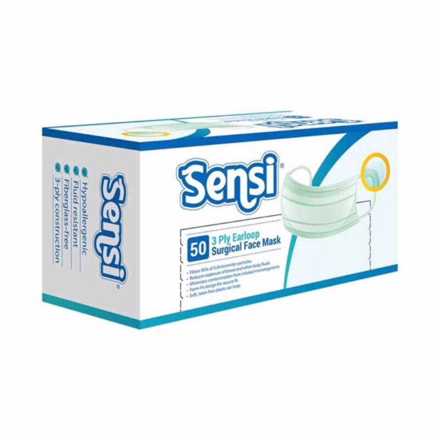 Sensi Mask Surgical Face 3 Ply 1packs