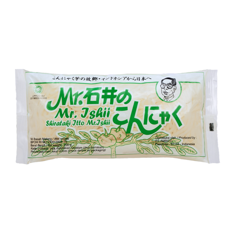 Mr Ishii Mie Shirataki Basah 200gram