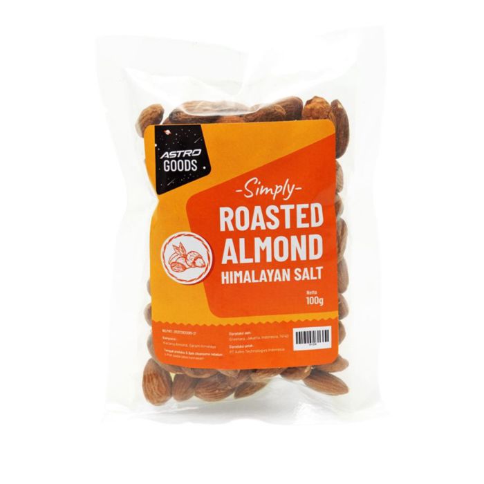 Simply Roasted Almond Himalayan Salt - Astro Goods