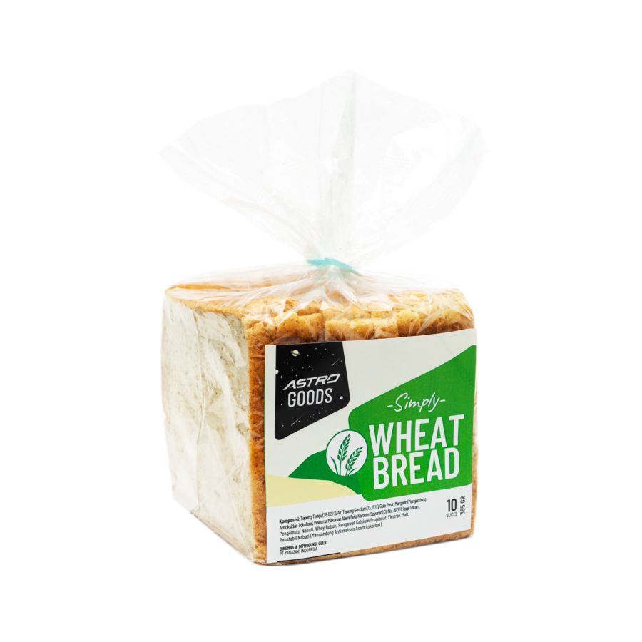 Simply Wheat Bread Roti Tawar Astro Goods 395gram