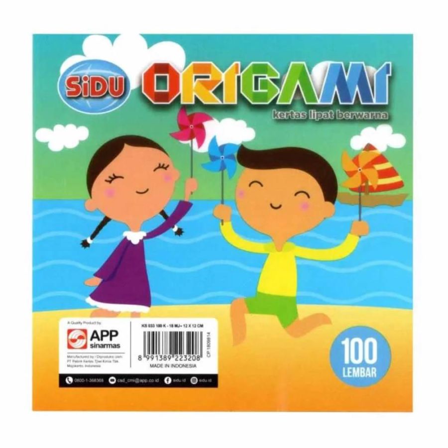 Sinar Dunia Kertas Origami Kecil 12 x 12cm - 100 Lembar 1pack