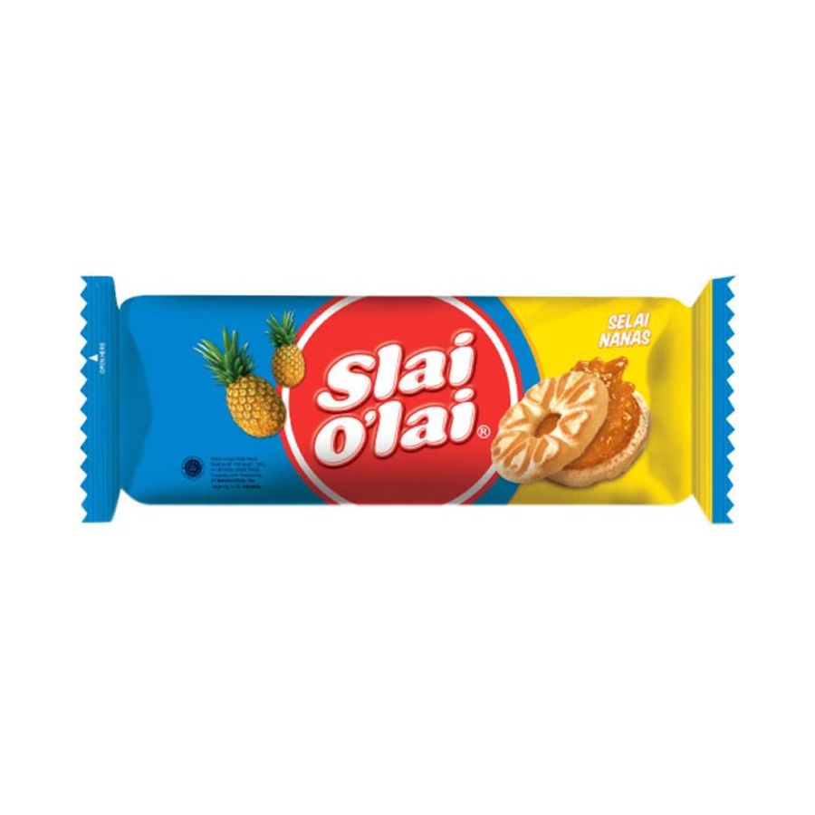 Slai O'Lai Biscuit Pineapple/Cokelat 128gram