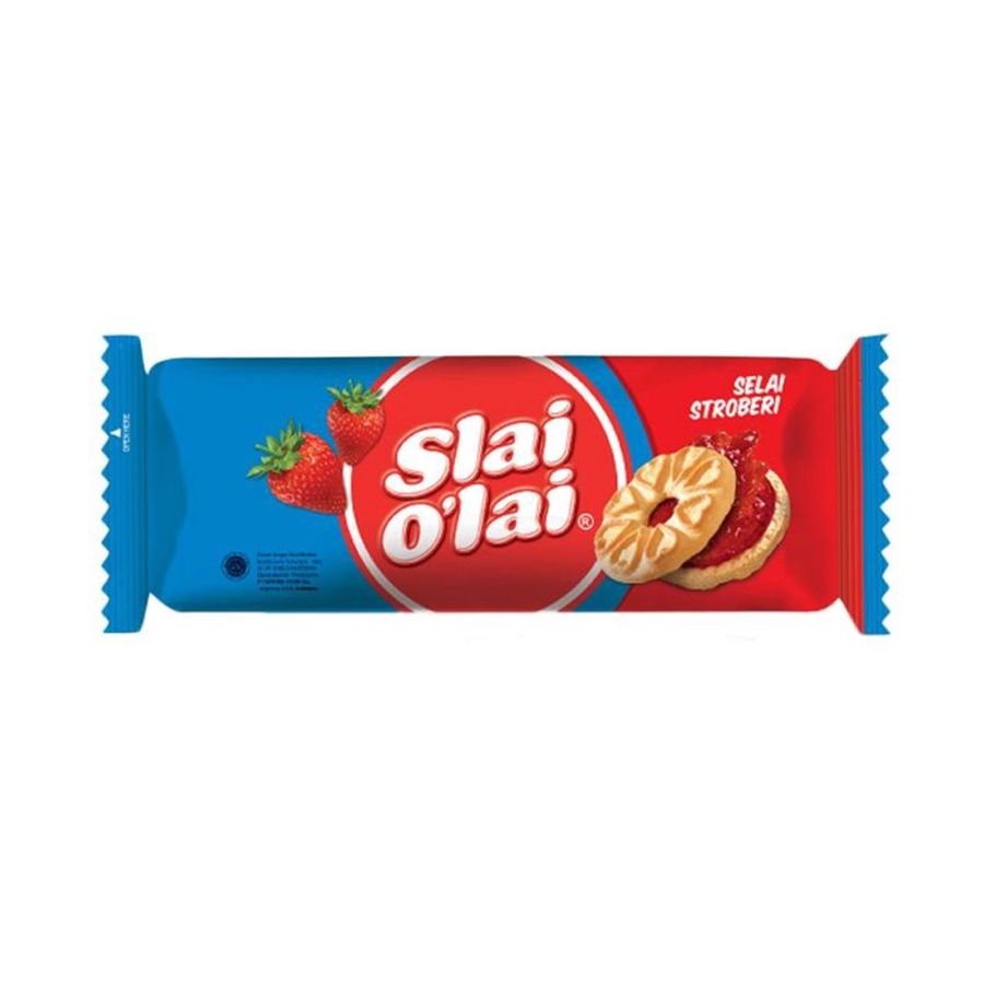 Slai O'Lai Biscuit Strawberry 128gram