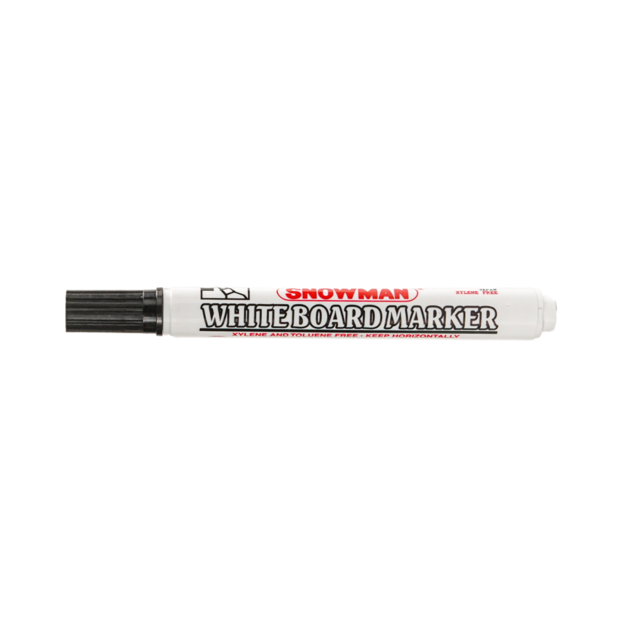 Snowman Whiteboard Marker Spidol Papan Putih Black 1pcs