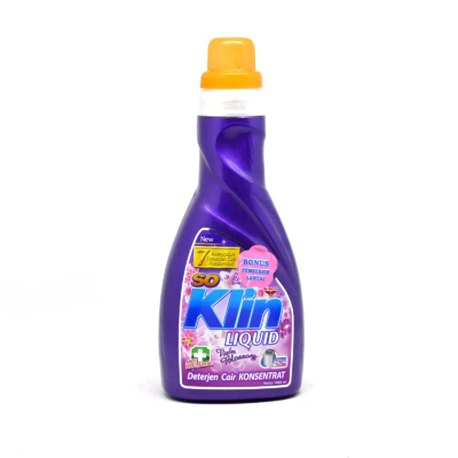SoKlin Liquid Violet Blossom Deterjen Cair 1liter