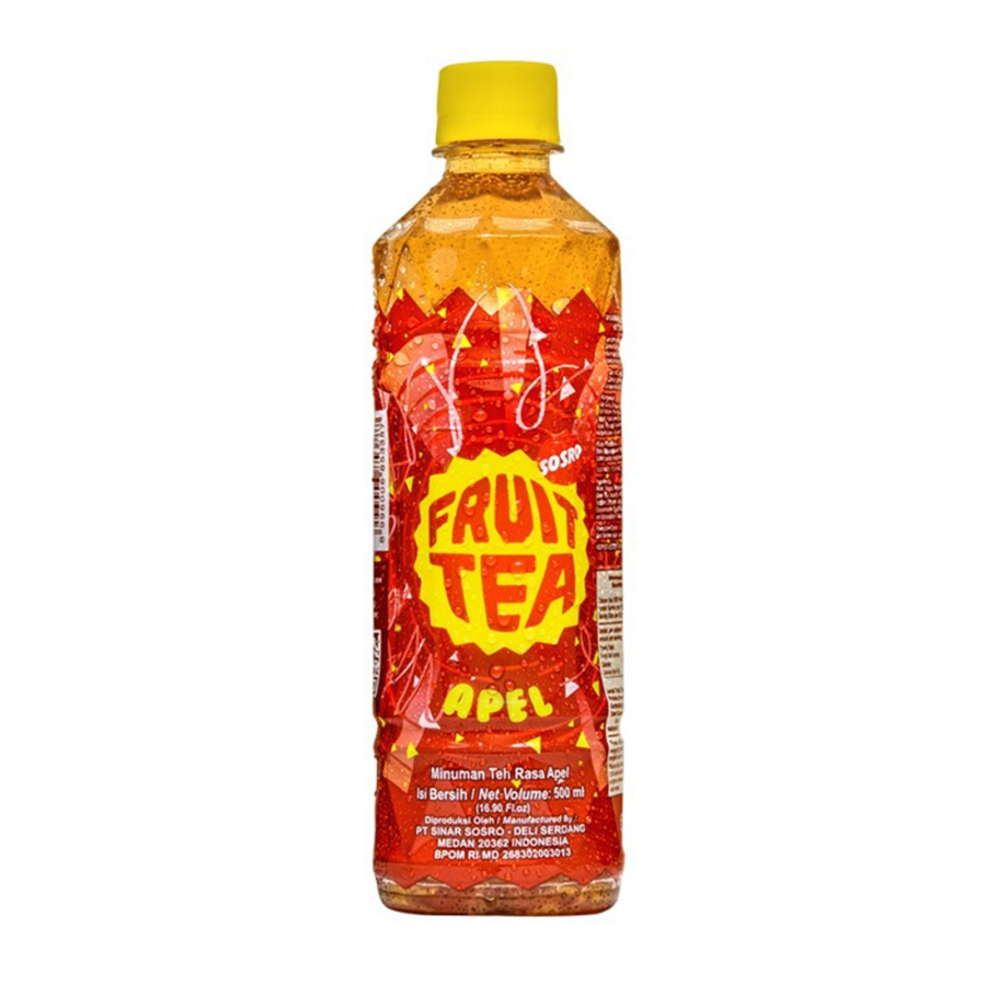 Sosro Fruit Tea Apel PET/Teh 500ml