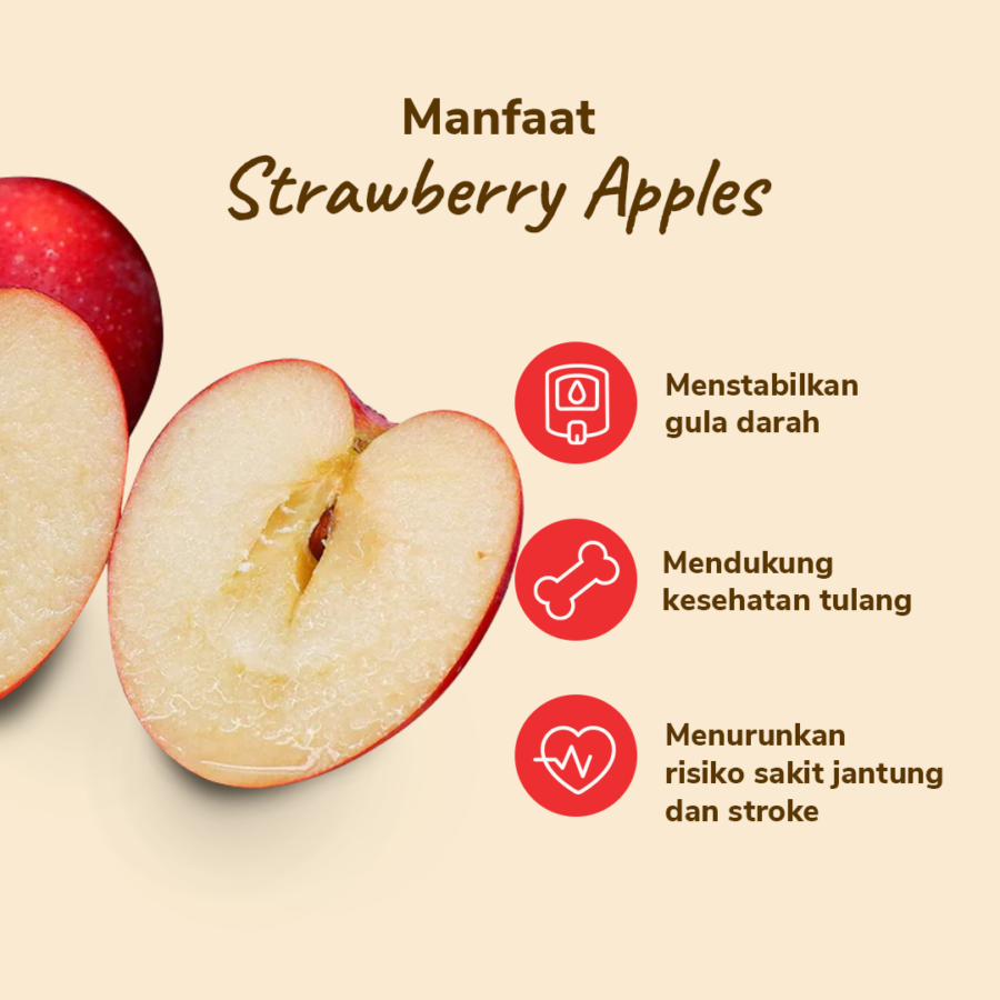 Strawberry Apples Astro Farm 500gram