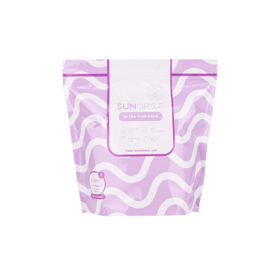 Sundrop Organic Ultra Thin Pads Heavy Flow 29cm - isi 12 1pack
