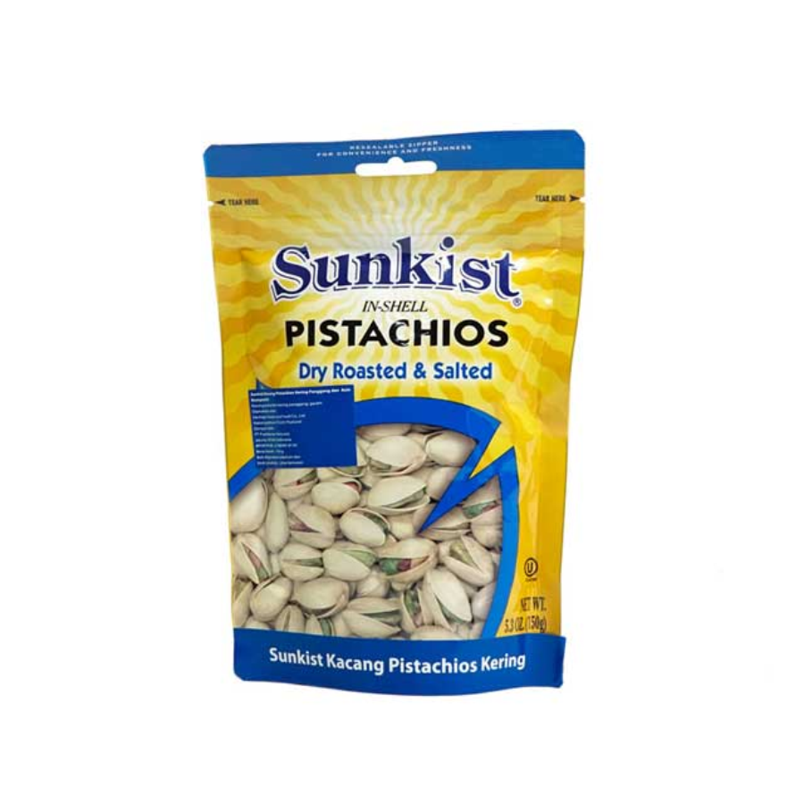 Sunkist Dry Roasted Pistachios Salted 150gram