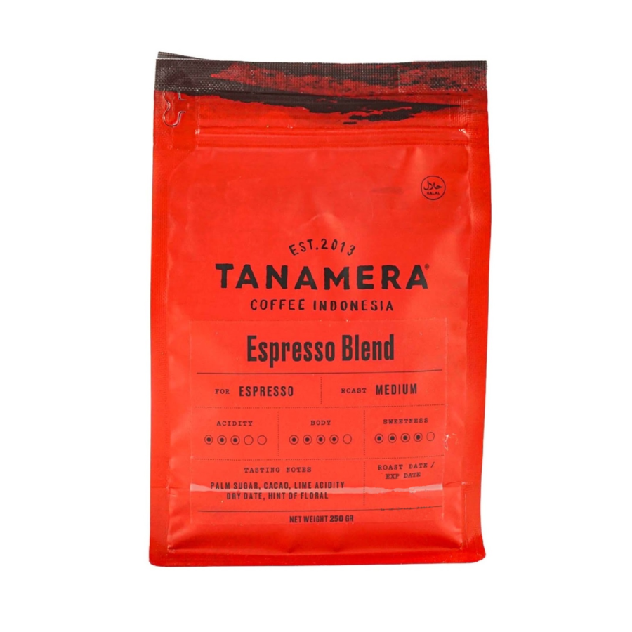 Tanamera Coffee Espresso Blend Fine Grind 250gram