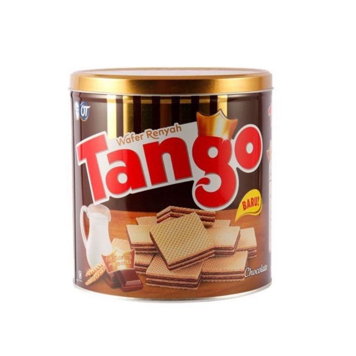 Tango Wafer Cokelat Biskuit Kaleng