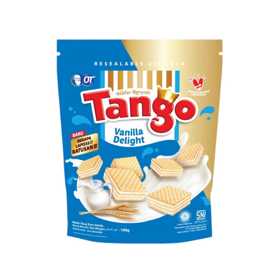 Tango Wafer Vanilla Pouch 100gram