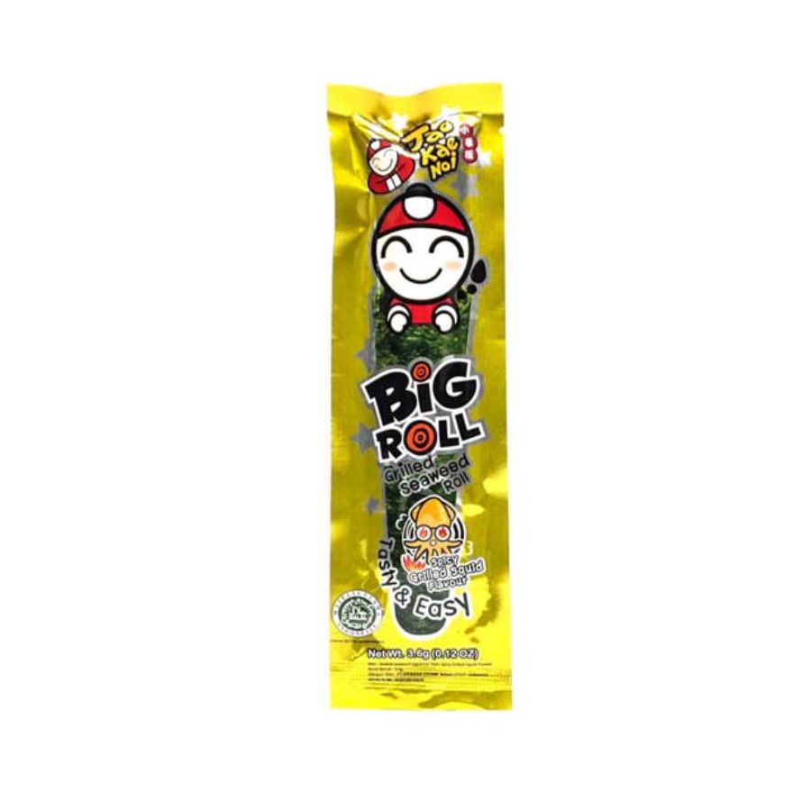 Tao Kae Noi Big Roll Spicy Grilled Squid 3.6gr/Rumput Laut