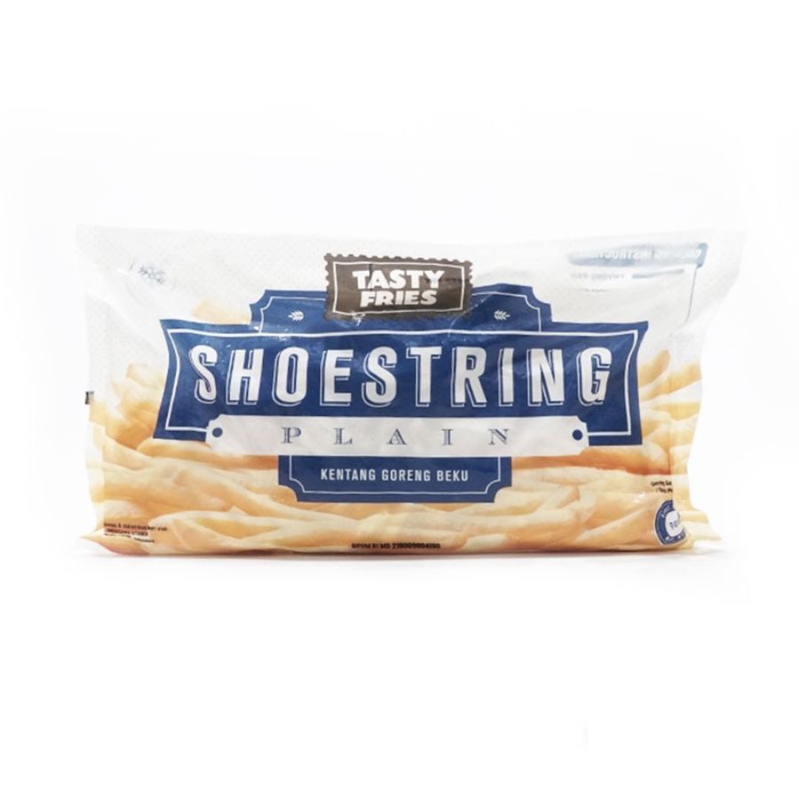 Tasty Fries Shoestring Plain/Kentang Beku 900gram