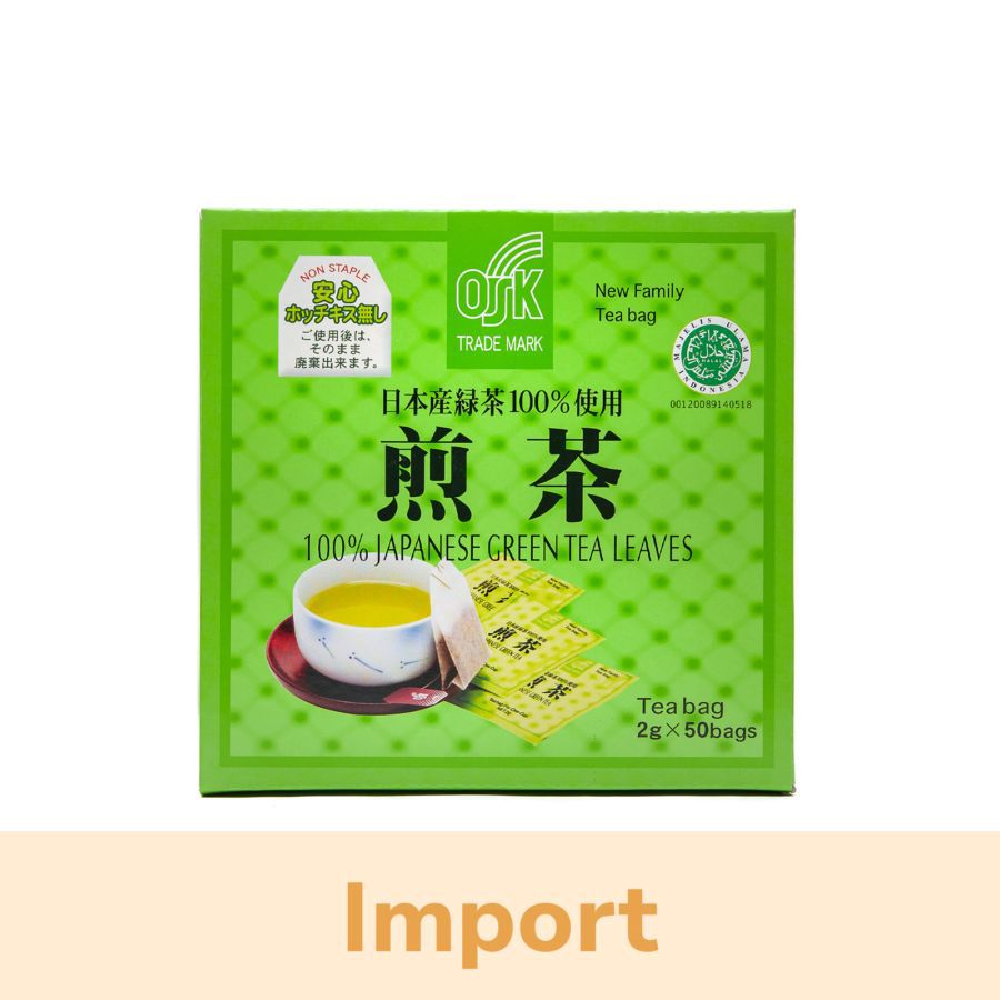 Teh Hijau Jepang OSK 1 box isi 50pcs 1packs