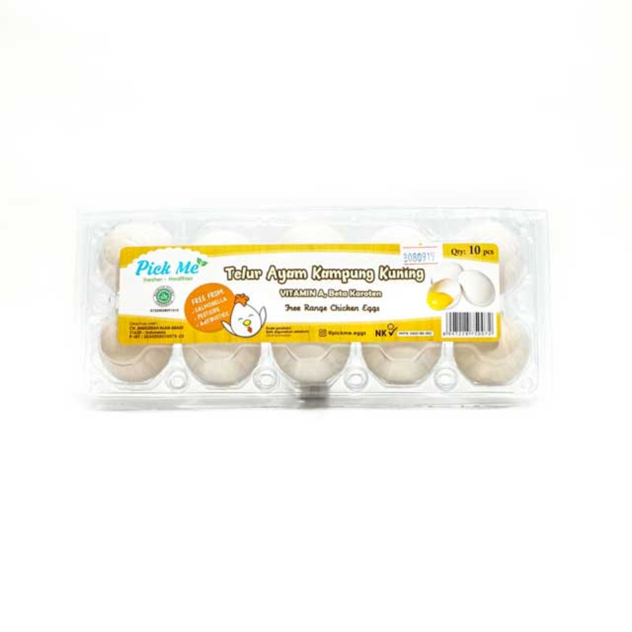 Telur Ayam Kampung Kuning 10pcs