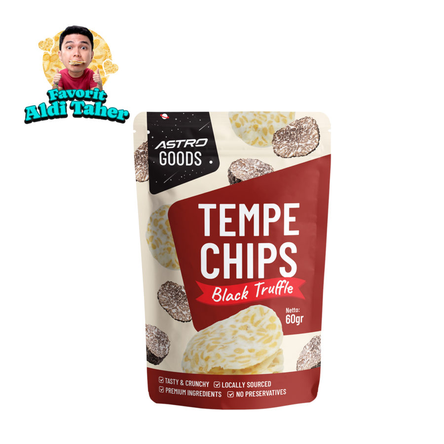 Tempe Chips Black Truffle - Astro Goods/Keripik Tempe 60gram