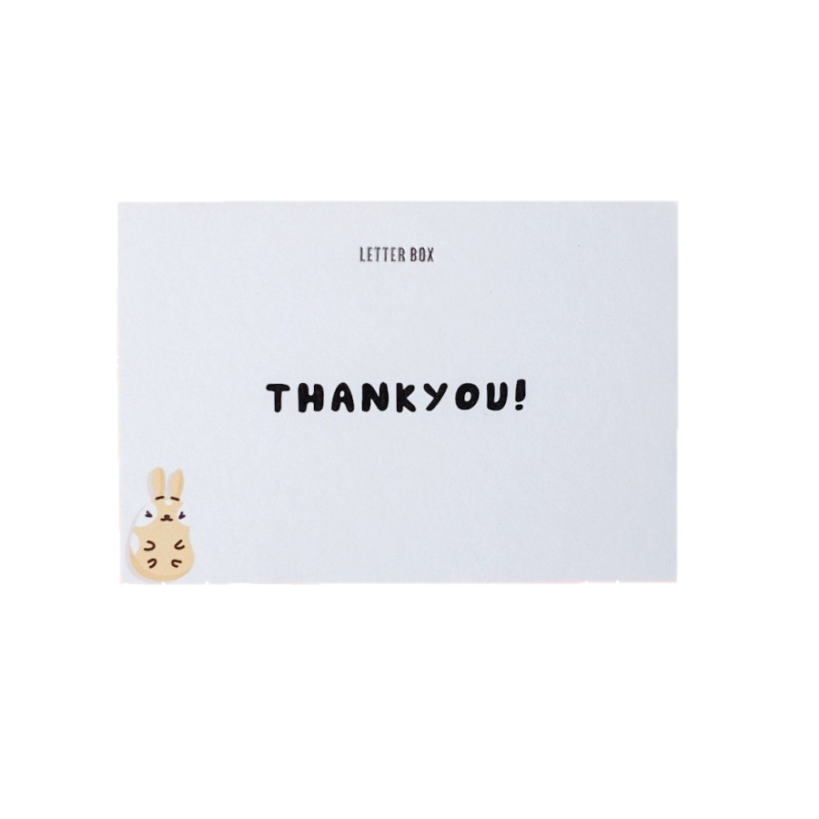 Thank You Card/Kartu Ucapan 1pcs