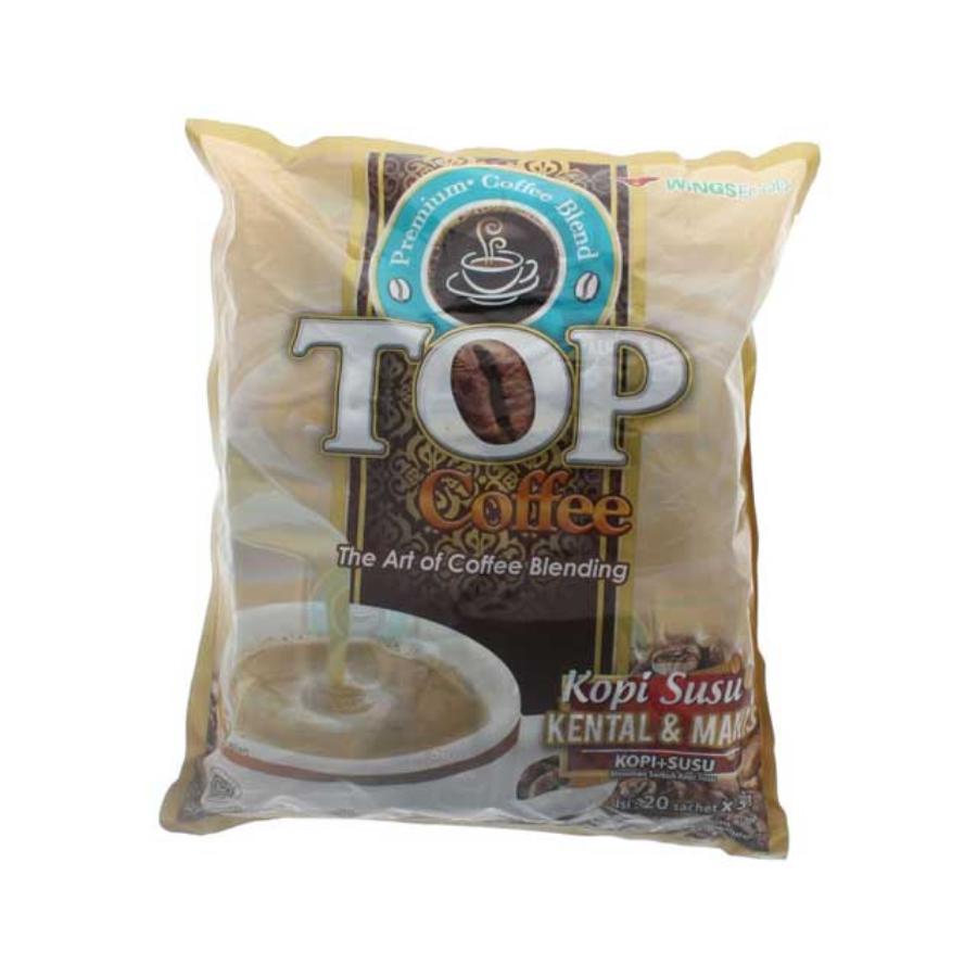 [INVALID] Top Kopi Susu Kental & Manis 3In1 30gr x 20pcs 600 gram 600gram