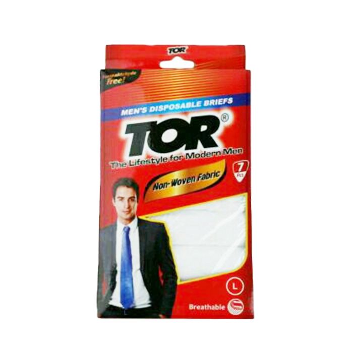 Tor Celana Dalam Disposable Men Brief L 7's