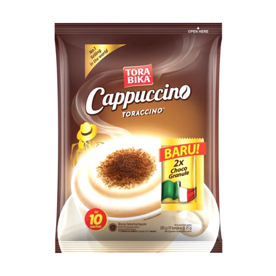Torabika Cappucino Ext Chocogranule Instant 10 x 25gr 10sachets