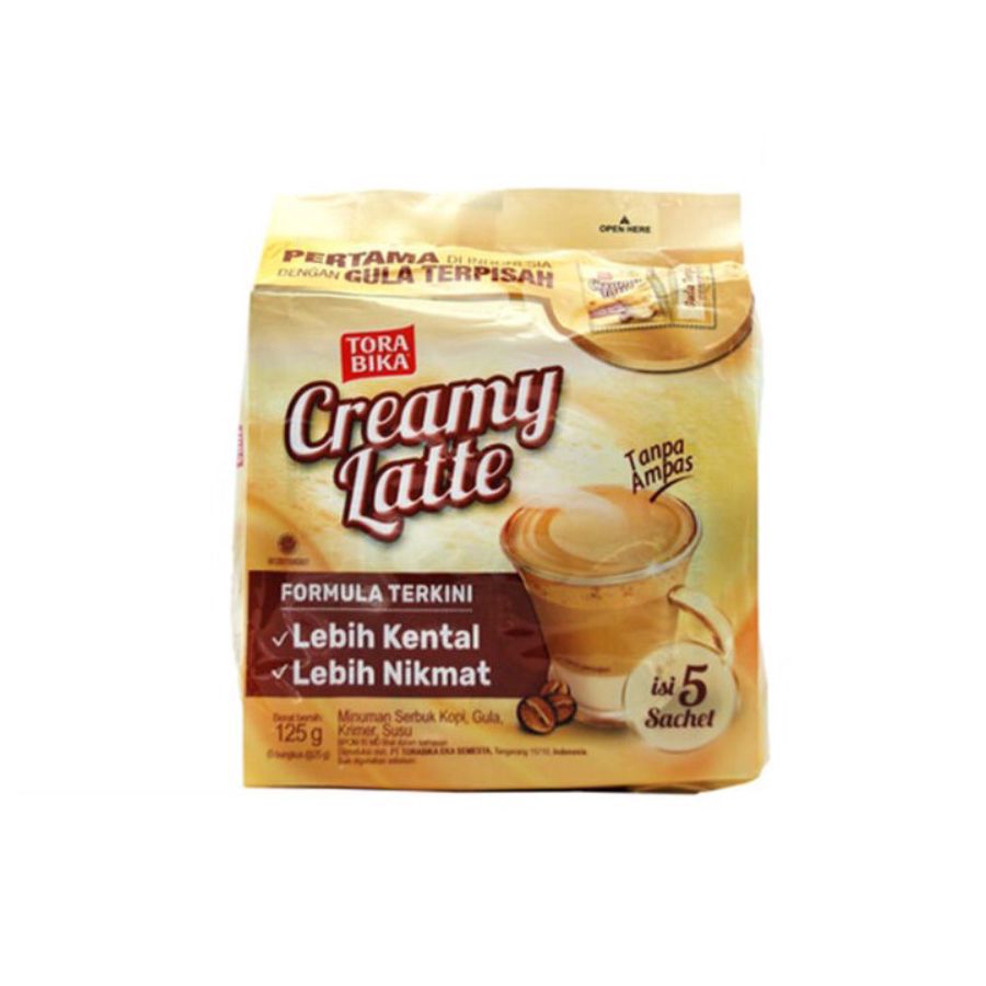 [INVALID] Torabika Creamy Latte Instant Sachet 5 x 25gr 25 gram 25gram