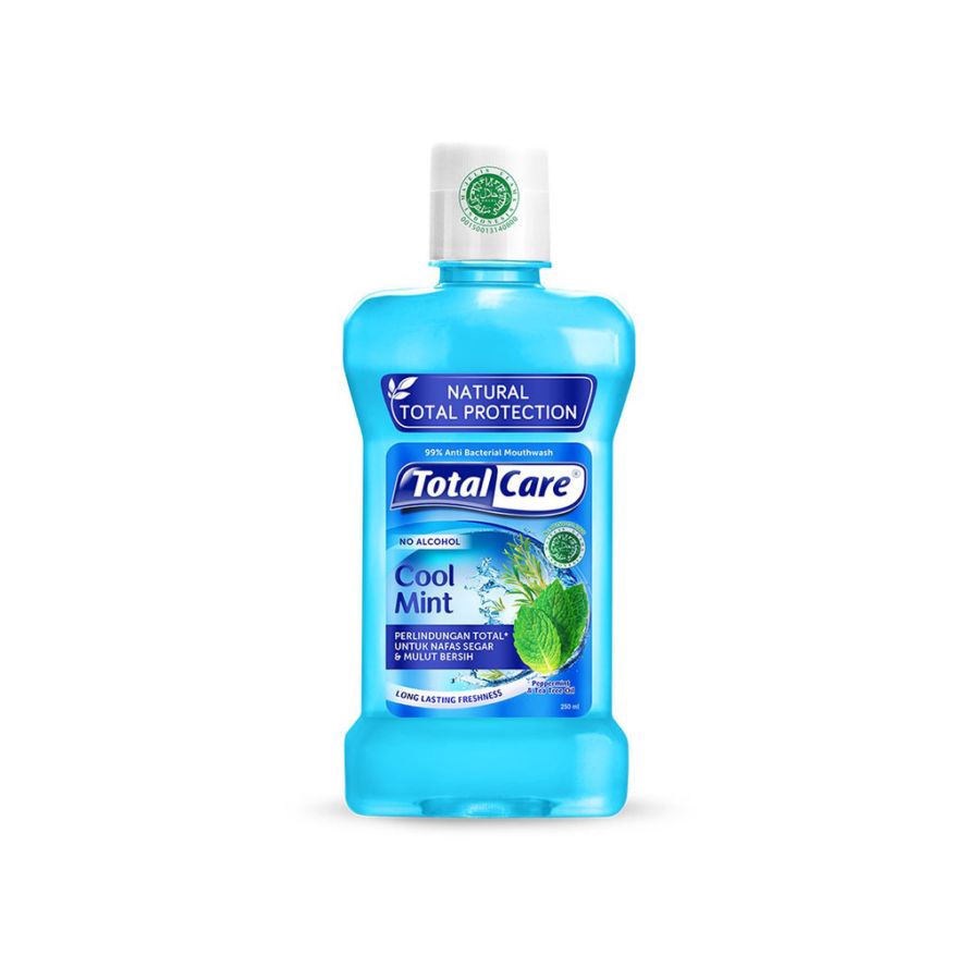 Total Care Anti Bacterial Mouthwash Cool Mint 250ml