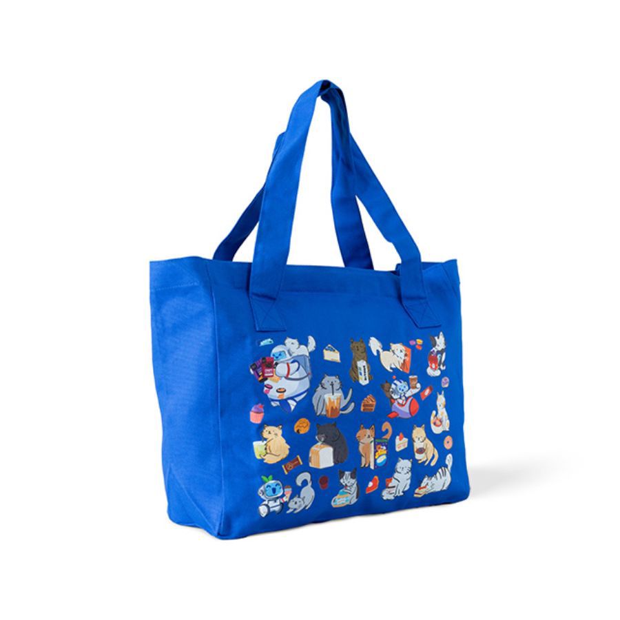 Tote Bag Cat Universe Biru - Astro Goods 1pcs