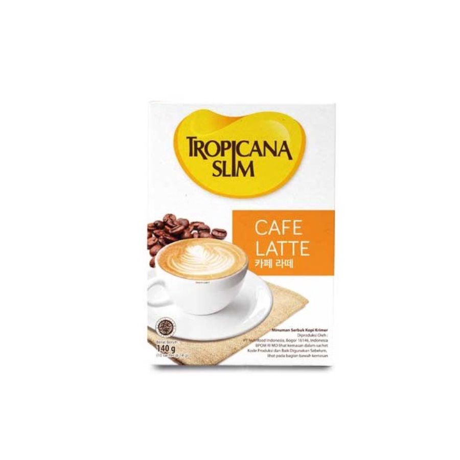 [INVALID] Tropicana Slim Cafe Latte 14gr x 10pcs 140 gram 140gram