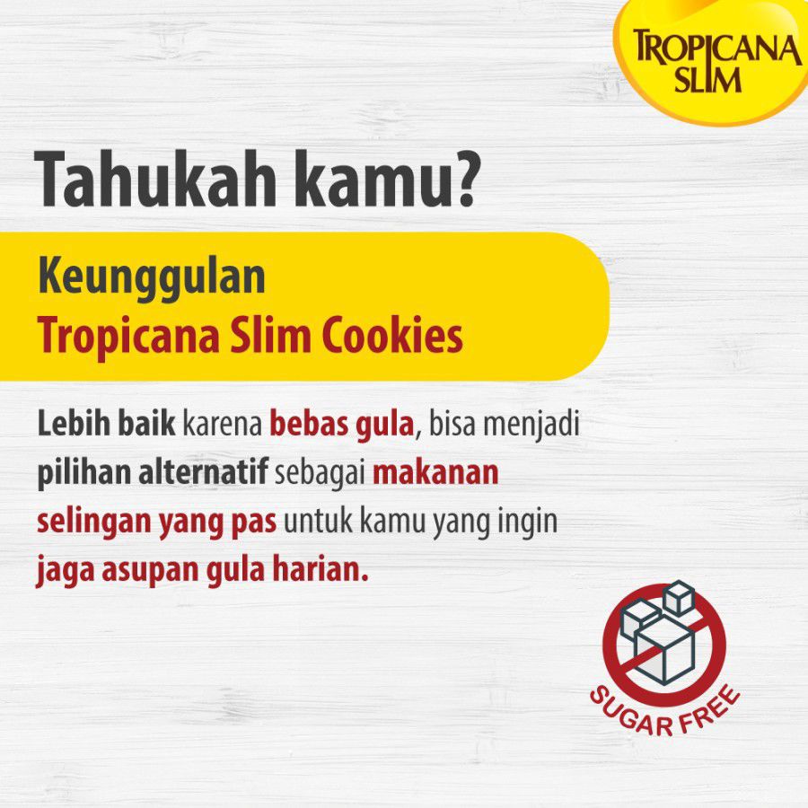 Tropicana Slim Hokkaido Cheese Cookies 100gram