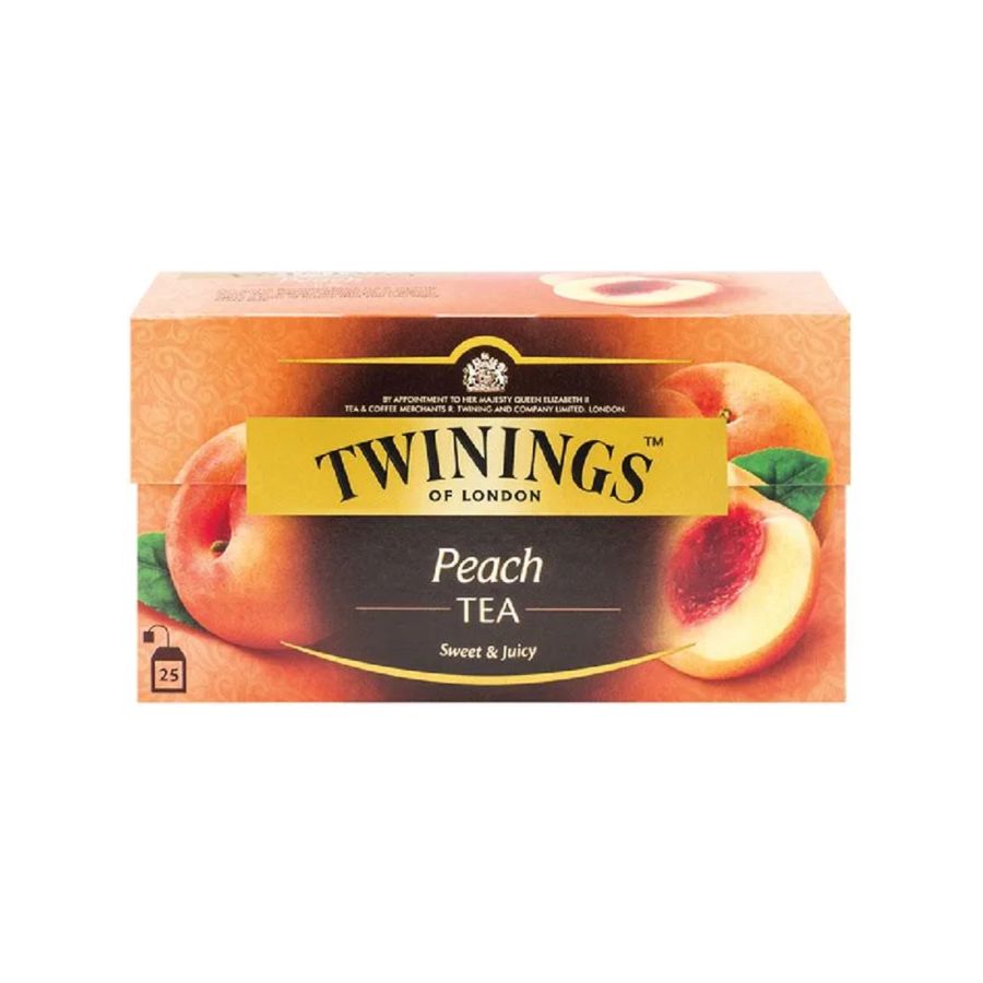 Twinings Black Tea Peach Flavoured 25 pcs 1pack