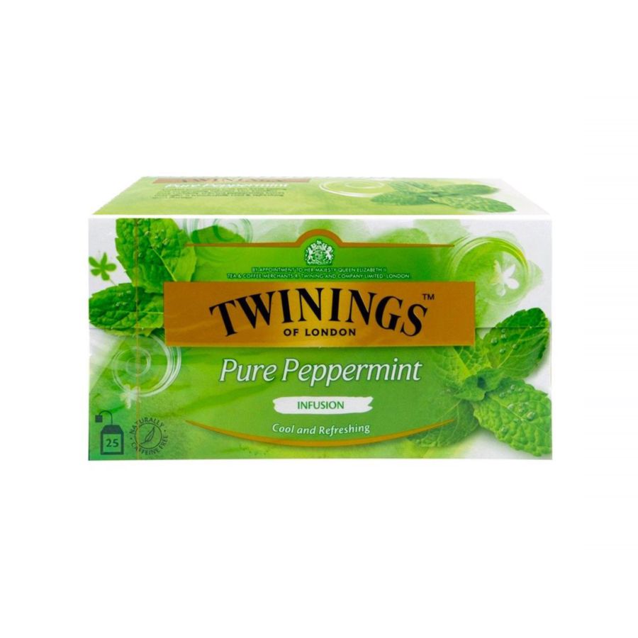 Twinings Pure Peppermint Tea Box Celup 50gr 1packs