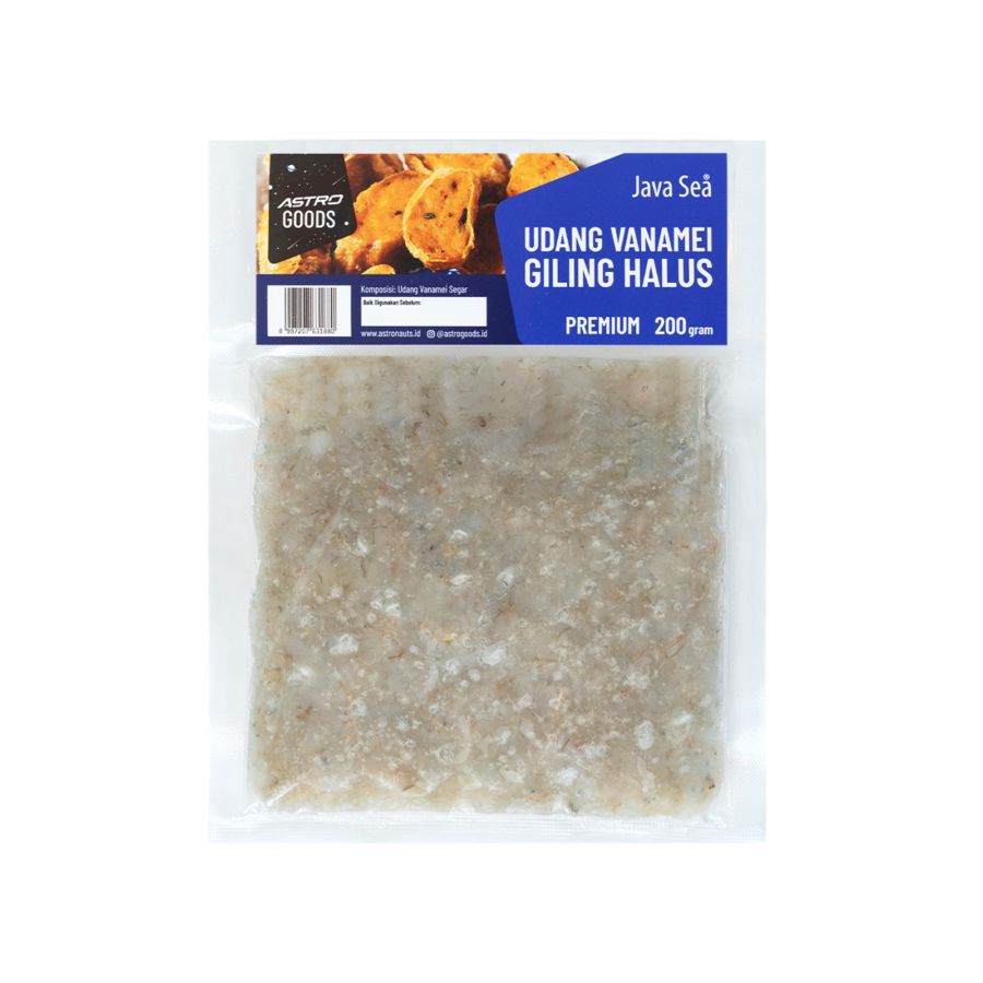 Udang Vanamei Giling Halus Premium Java Sea x Astro Goods 200gram