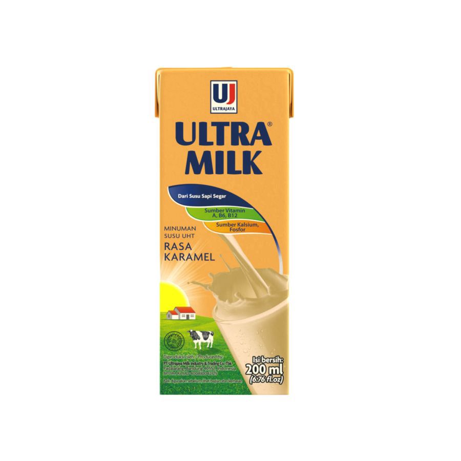 Ultra Milk Karamel/Susu UHT 200ml