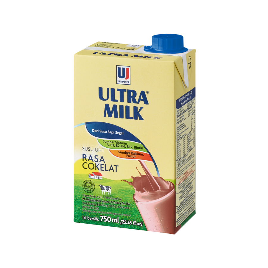 Ultra Milk Chocolate Susu UHT 750ml